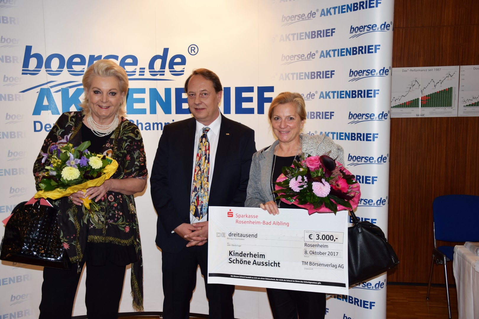 3000 Euro an das Kinderheim 'Schöne Aussicht'